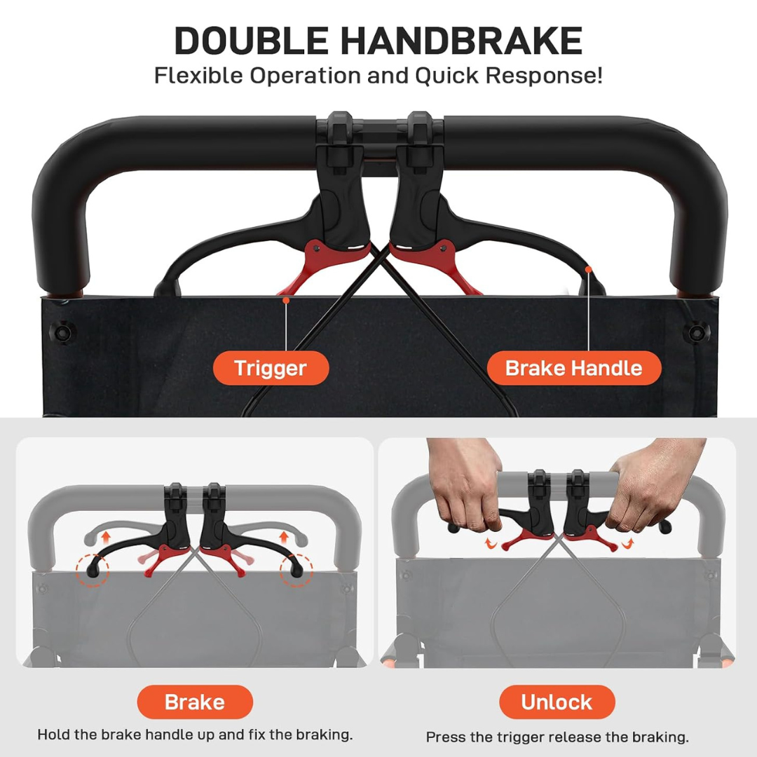 The Lightweight Folding Transport Chair