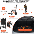 The Lightweight Folding Transport Chair