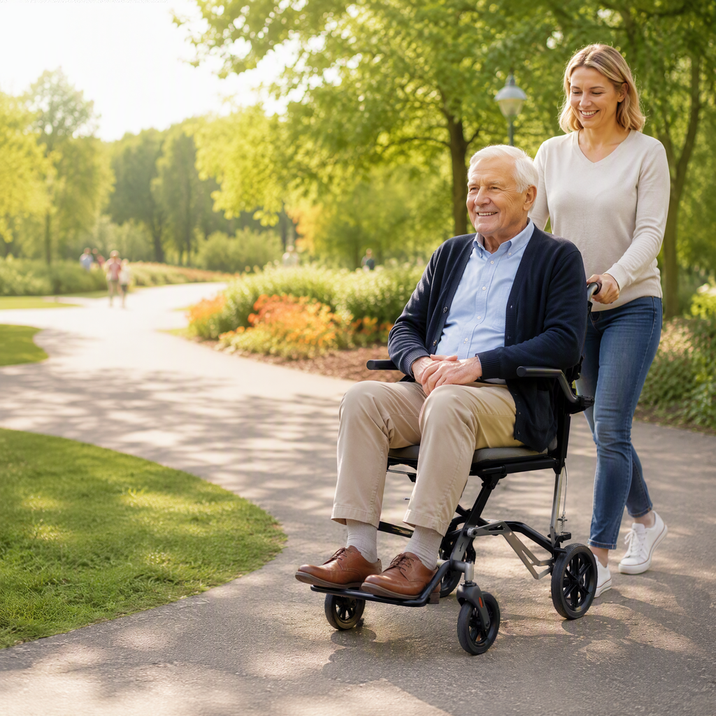 The Lightweight Folding Transport Chair